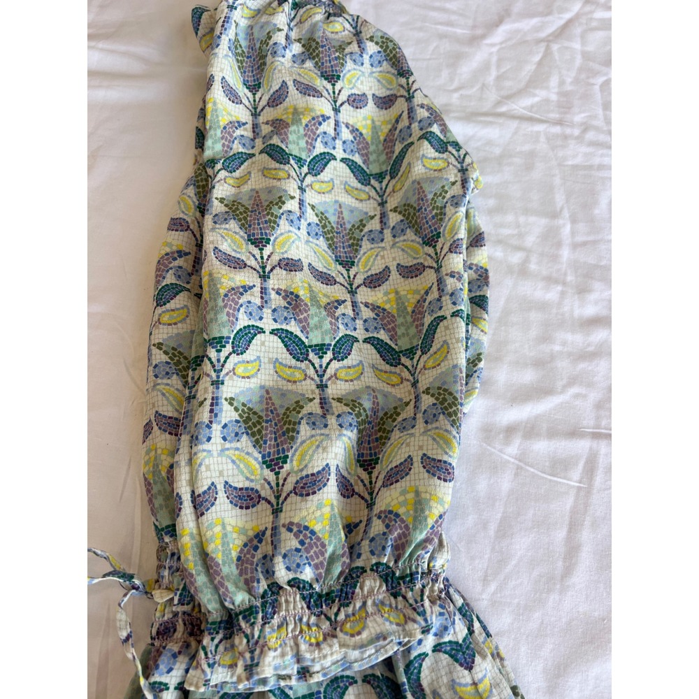 Women's Tory Burch, mosaic print silk romper S/P - Picture 12 of 12